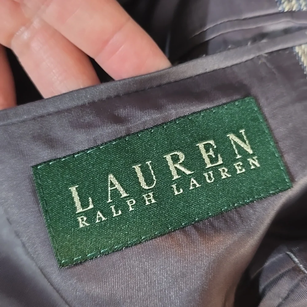 Lauren Ralph Lauren Silk Wool Blazer Size 40R
